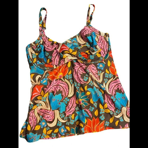 Swim Systems Tankini Swimsuit Underwire Tankini 34D - Picture 5 of 12